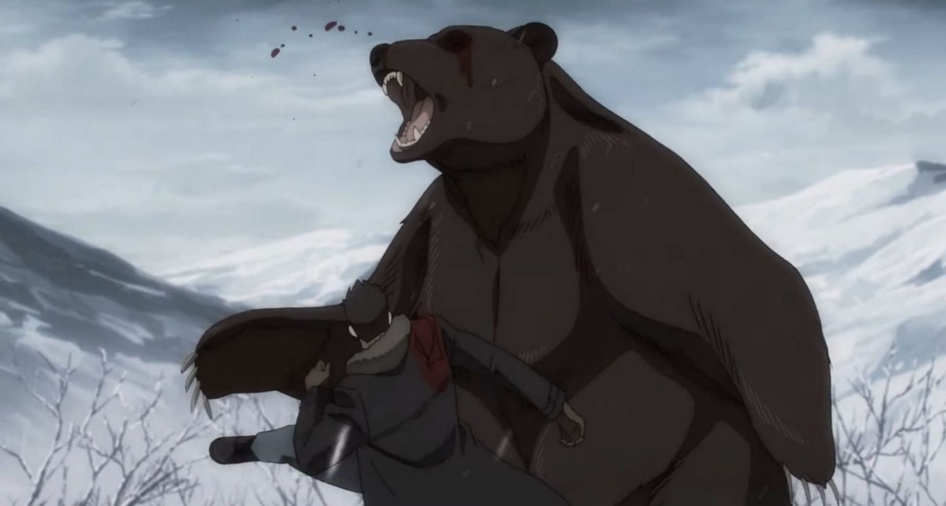 Juzo fights a grizzly bear, as seen in the trailer (Image via Netflix)