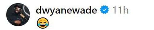 Dwyane Wade's reaction to Gilbert Arenas.