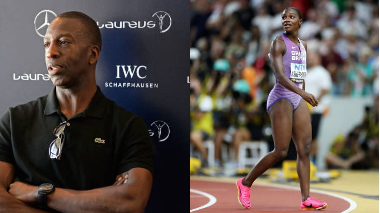 Michael Johnson reacts to Dina Asher-Smith changing her coach