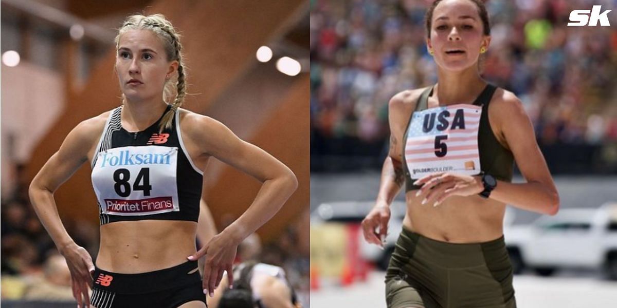 Nathalie Blomquist and Maggie Montoya secured the top ;positions at the 2024 Mt. SAC Relays. 