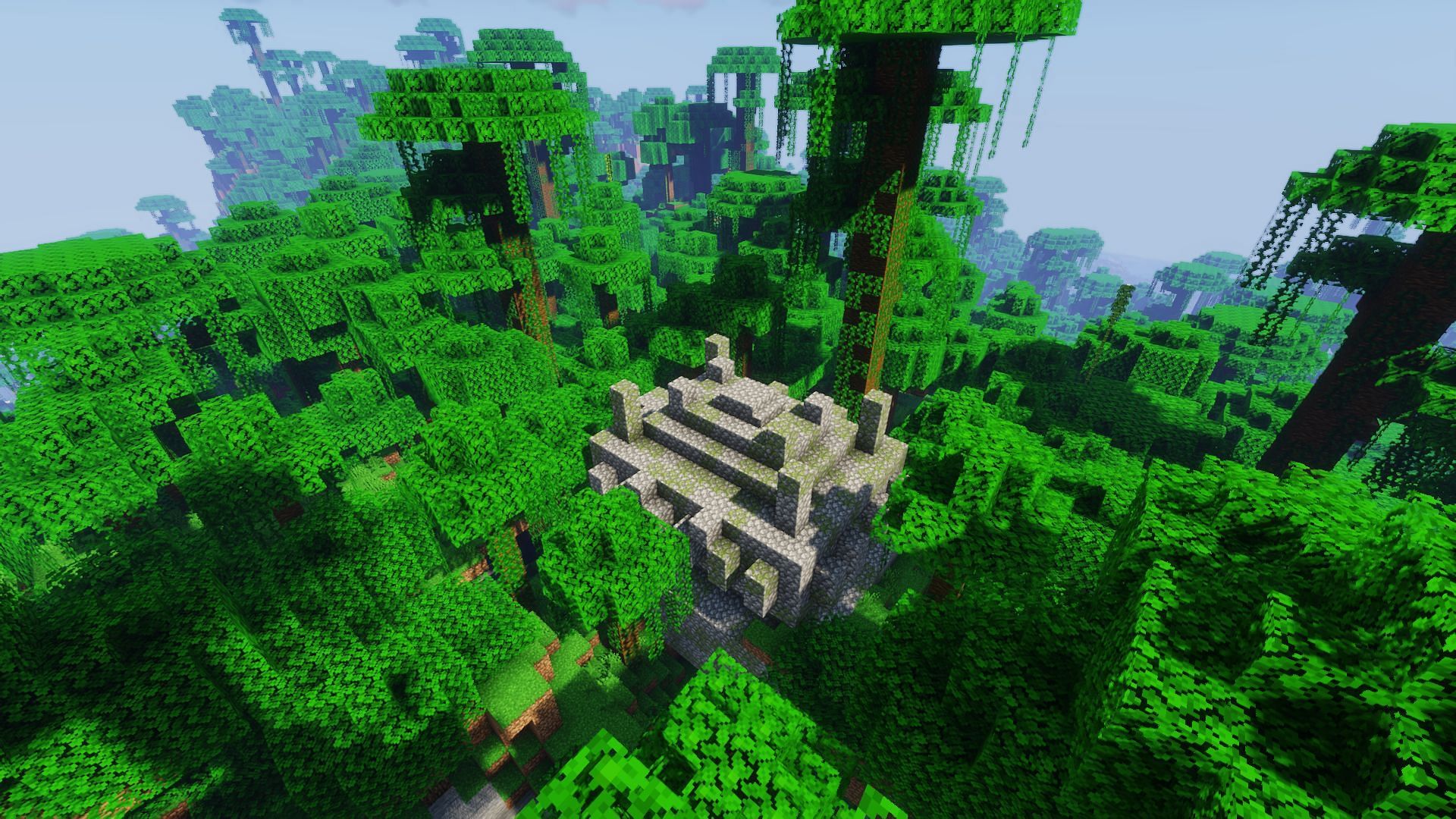 Jungle Temples have remained largely unchanged since their addition (Image via Mojang)