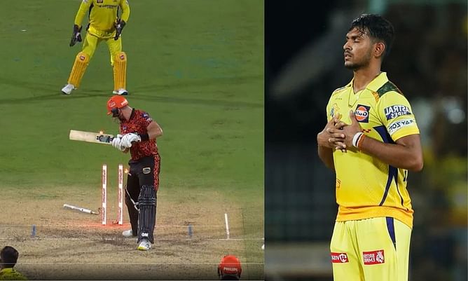मथीशा पथिराना की यॉर्कर पर चारों खाने चित एडेन मार्करम, 147 KPH की रफ्तार के आगे हुए बेबस, कुछ इस तरह का दिया रिएक्शन