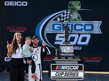 Tyler Reddick’s fiancé Alexa DeLeon gave playful response to NASCAR after Talladega victory celebration