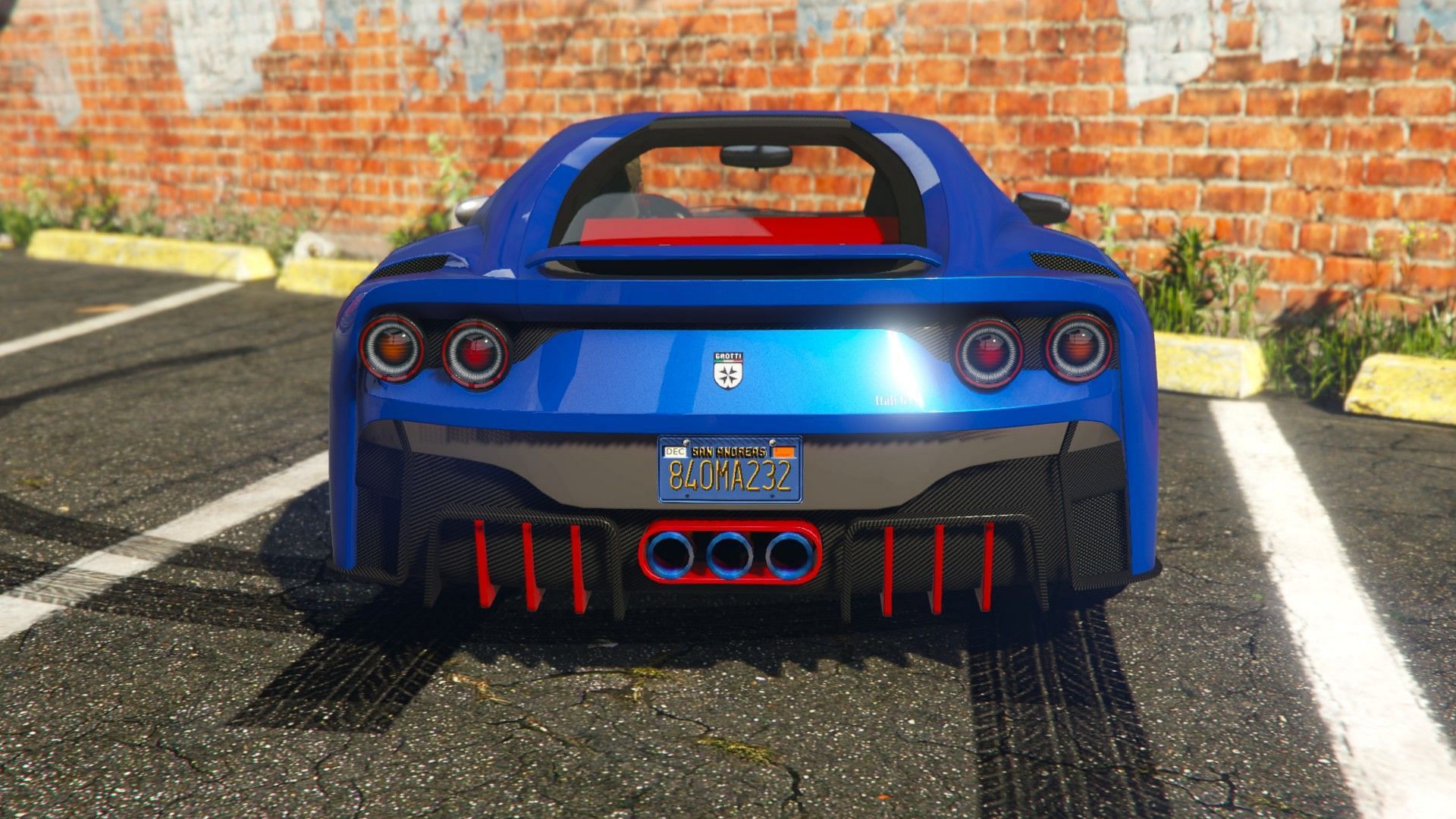 The Grotti Itali GTO in Grand Theft Auto Online (Image via thedownvotemagnet/Reddit)