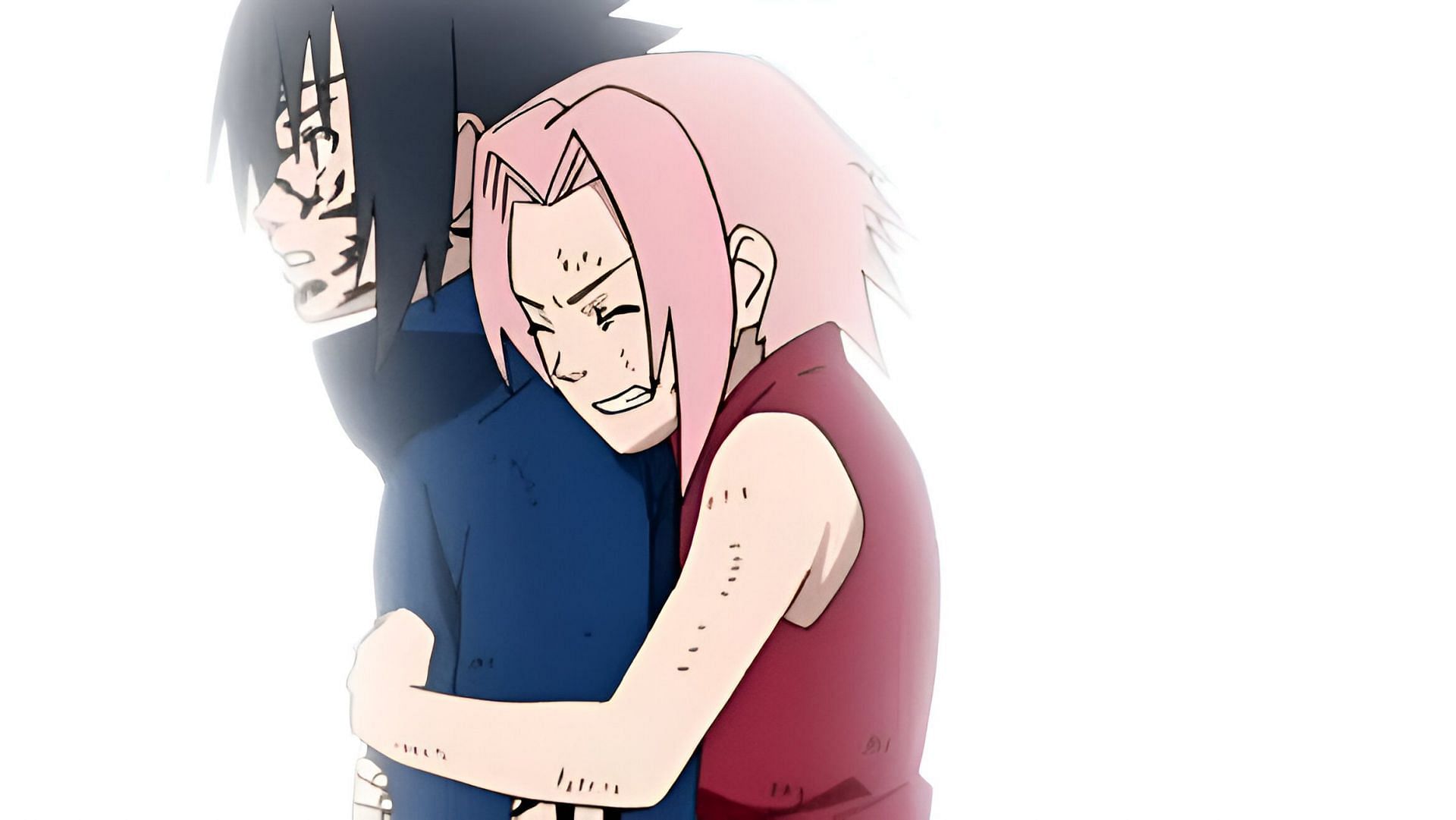 Sasuke (left) and Sakura (right) as seen in the anime (Image via Studio Pierrot)