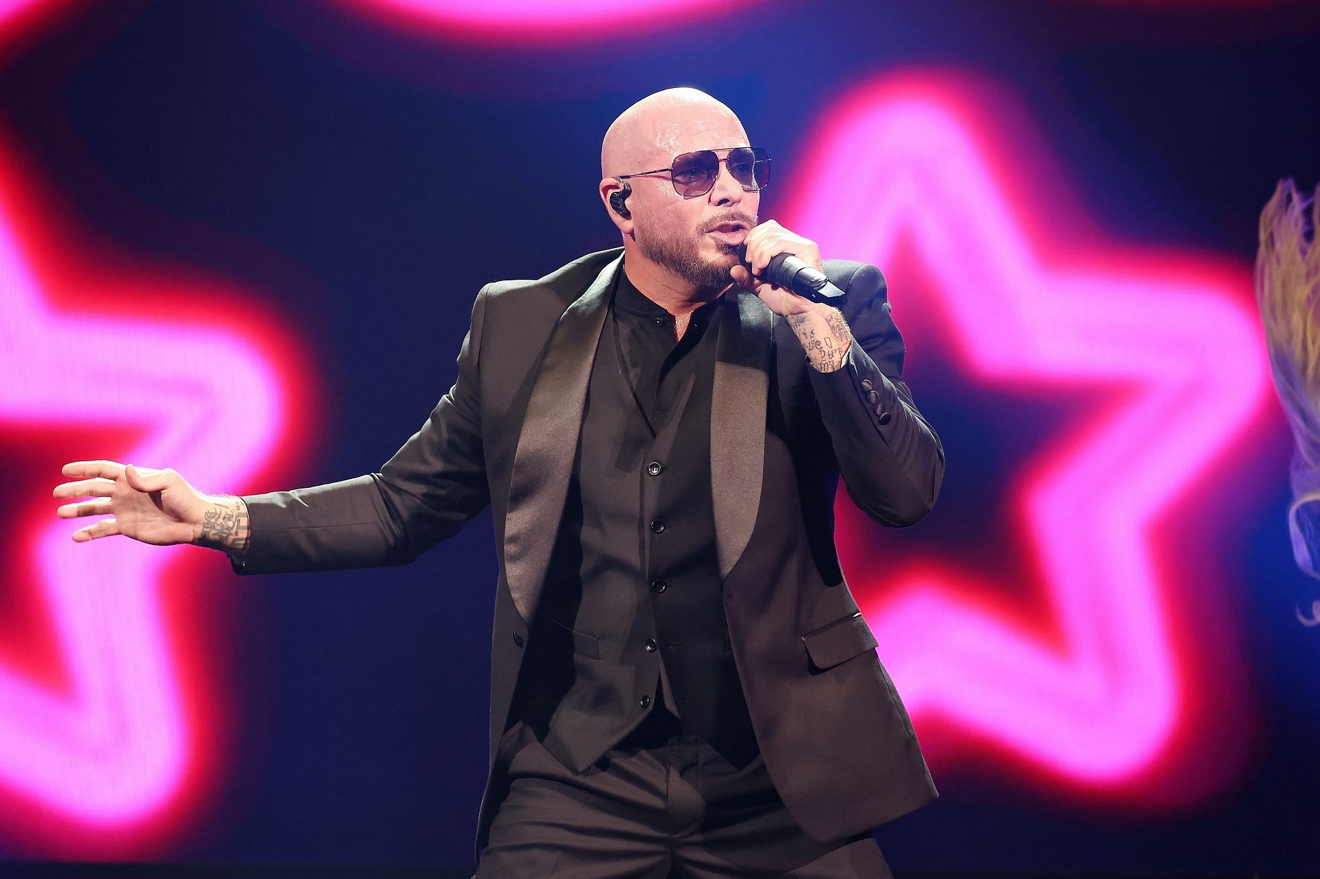 Pitbull&#039;s Party After Dark tour lasts for over three weeks (Image via Getty)