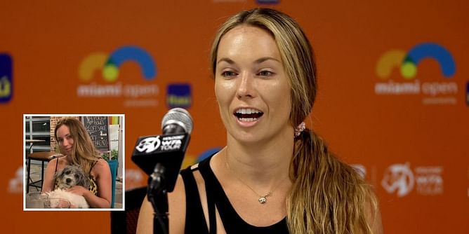 "My favorite son, don’t know what I'd do without you" - Danielle Collins crowns her dog Quincy Miami Open MVP, chronicles his adventures at tournament