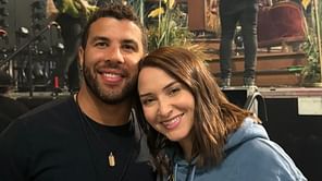 Bubba Wallace and wife Amanda rock out to Tyler Childers before Texas Cup charge