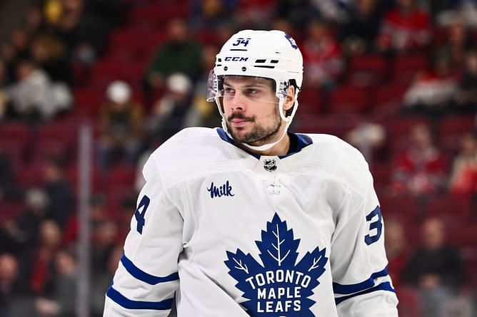 Leafs forward Matthew Knies reflects on Auston Matthews' goal chase to 70