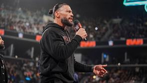 Roman Reigns sends a message after The Bloodline's opening promo on WWE RAW