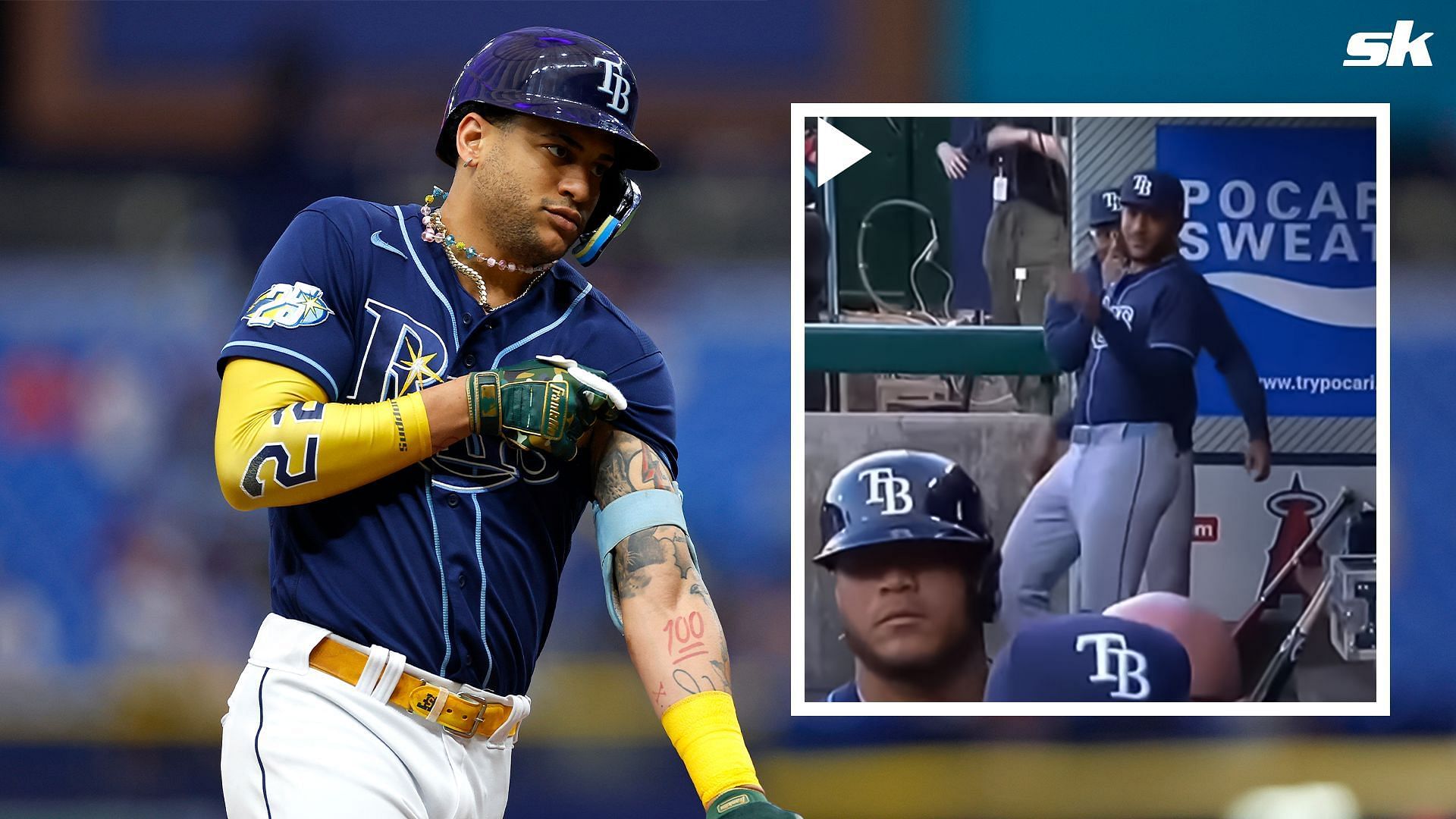 Jose Siri turns Rays dugout into dance floor with jaw-dropping dance moves