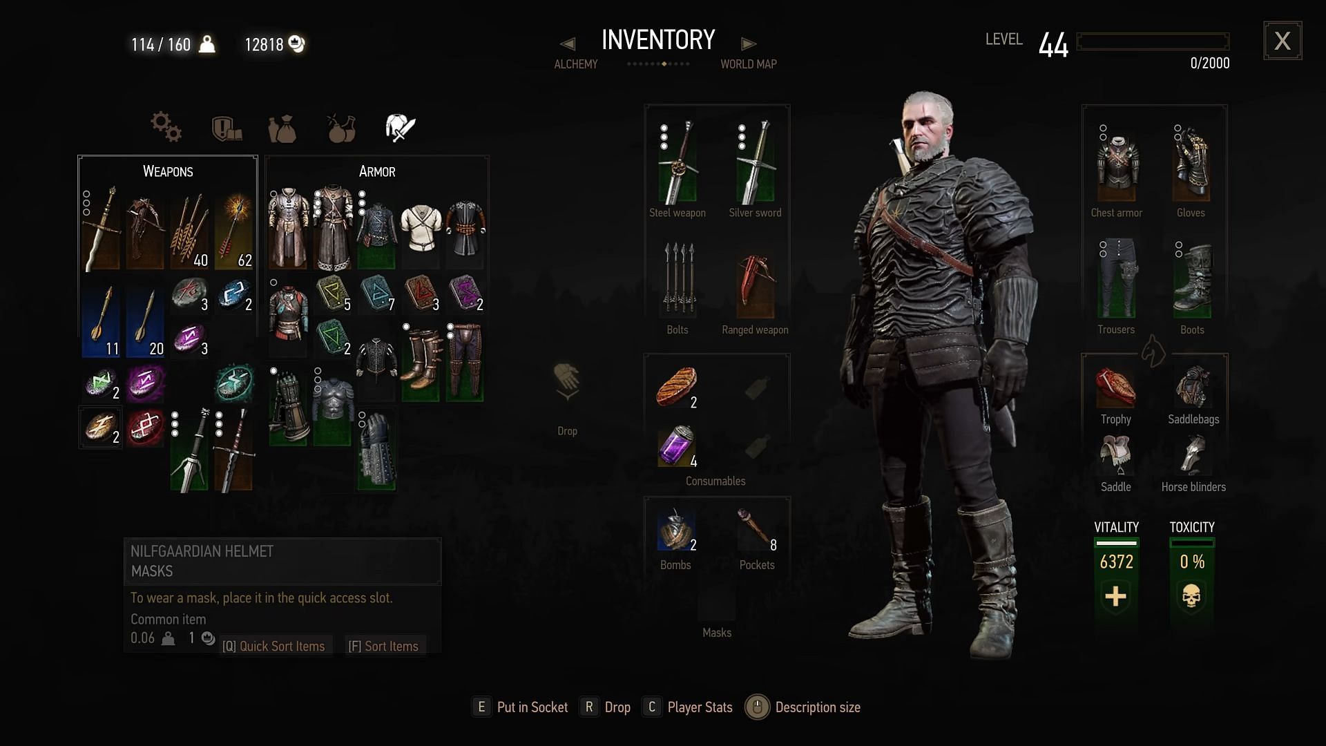 Nilfgaardian armor can seem a bit out of place on Geralt (Image via CD Projekt Red || YouTube/xLetalis)