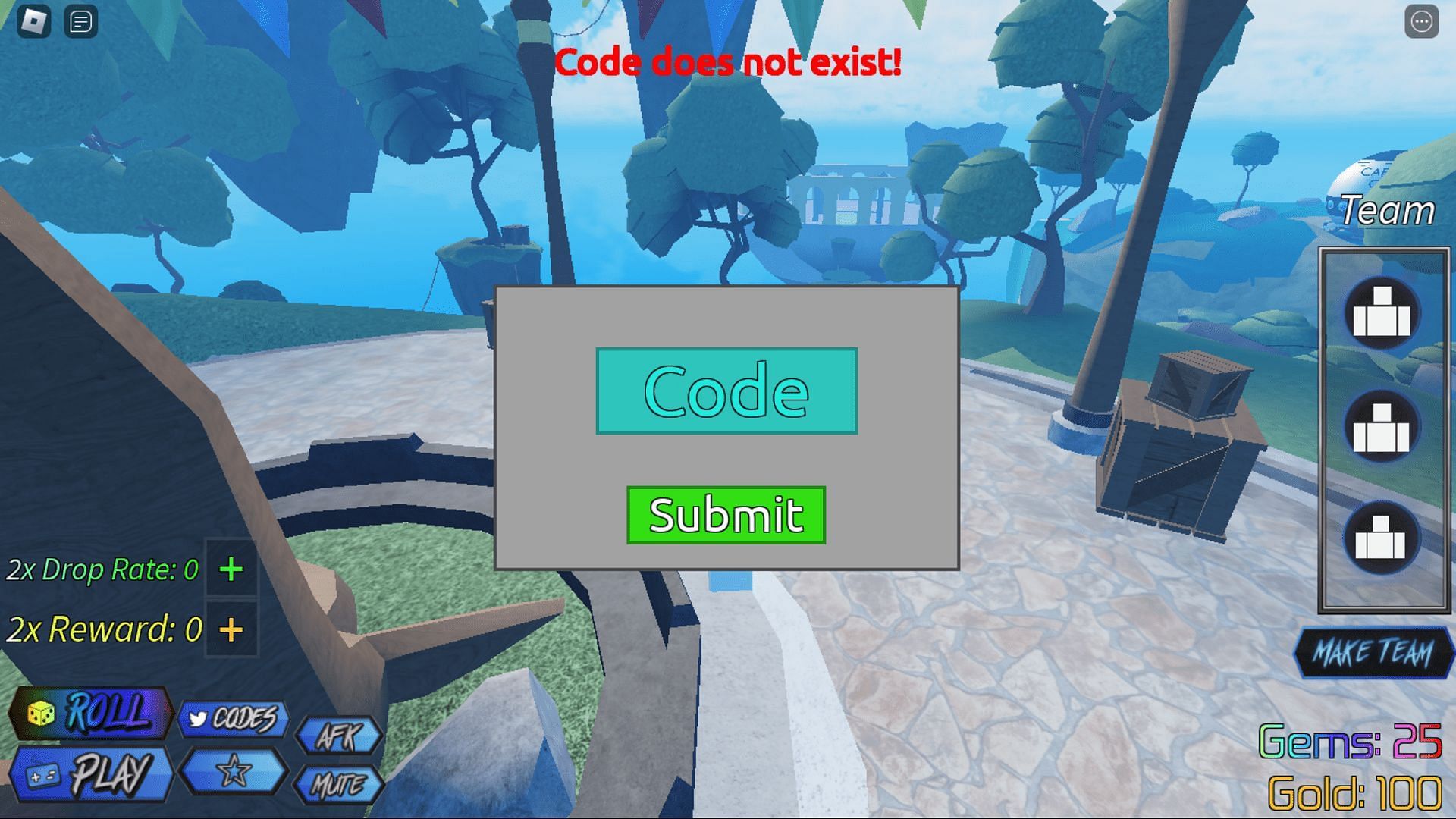 Troubleshoot codes in Anime Mania with ease (Image via Roblox)