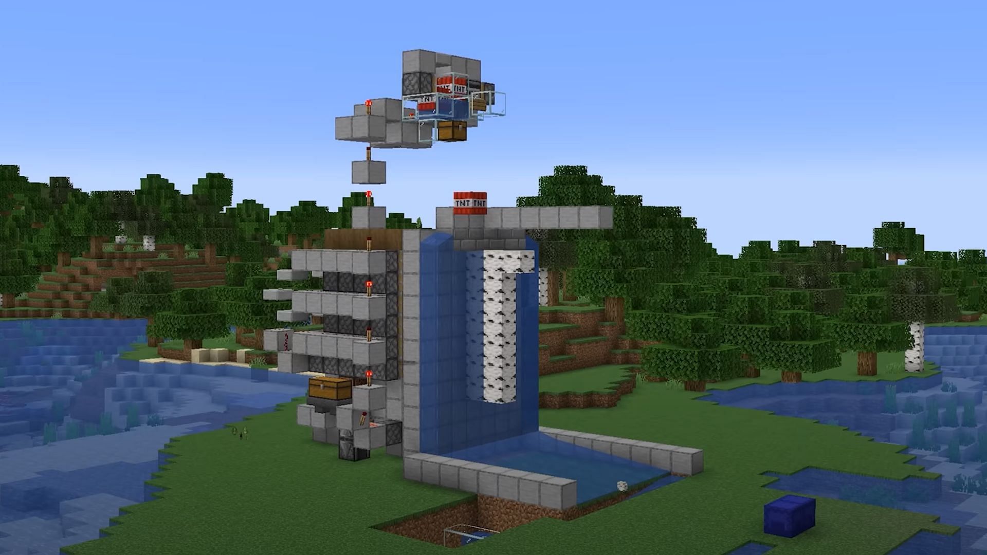 TNT farms should finally be coming to Bedrock (Image via Shulkercraft/YouTube)