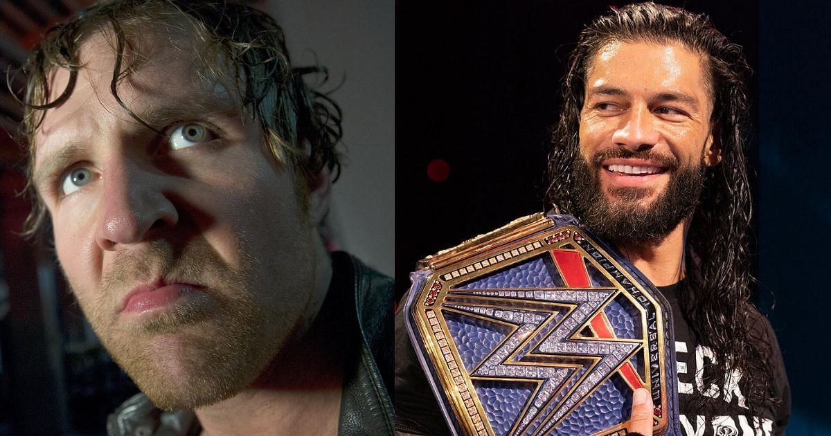 Jon Moxley (left) and Roman Reigns (right) (Images via wwe.com)