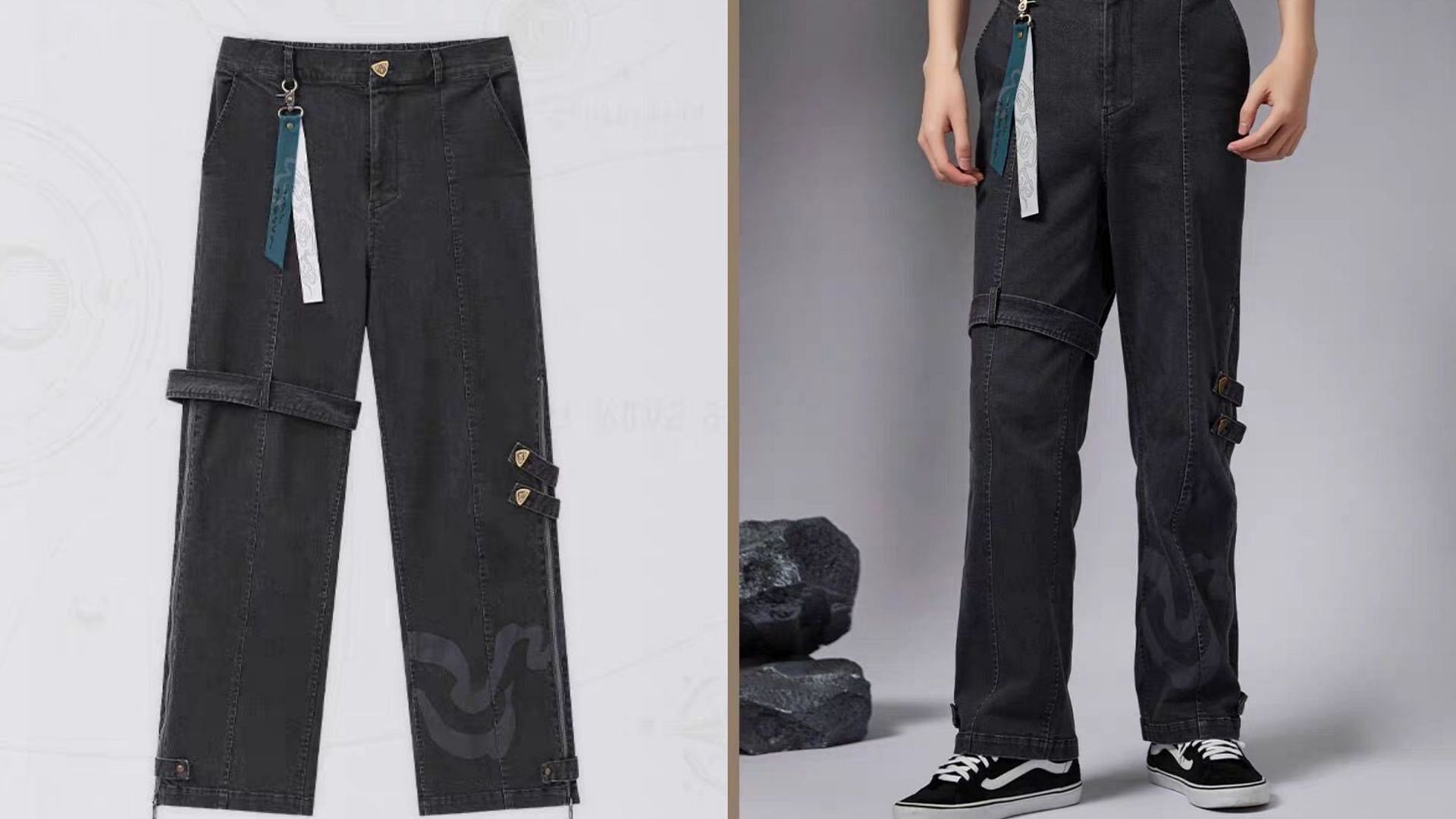 Dan Heng-themed jeans (Image via HoYoverse)