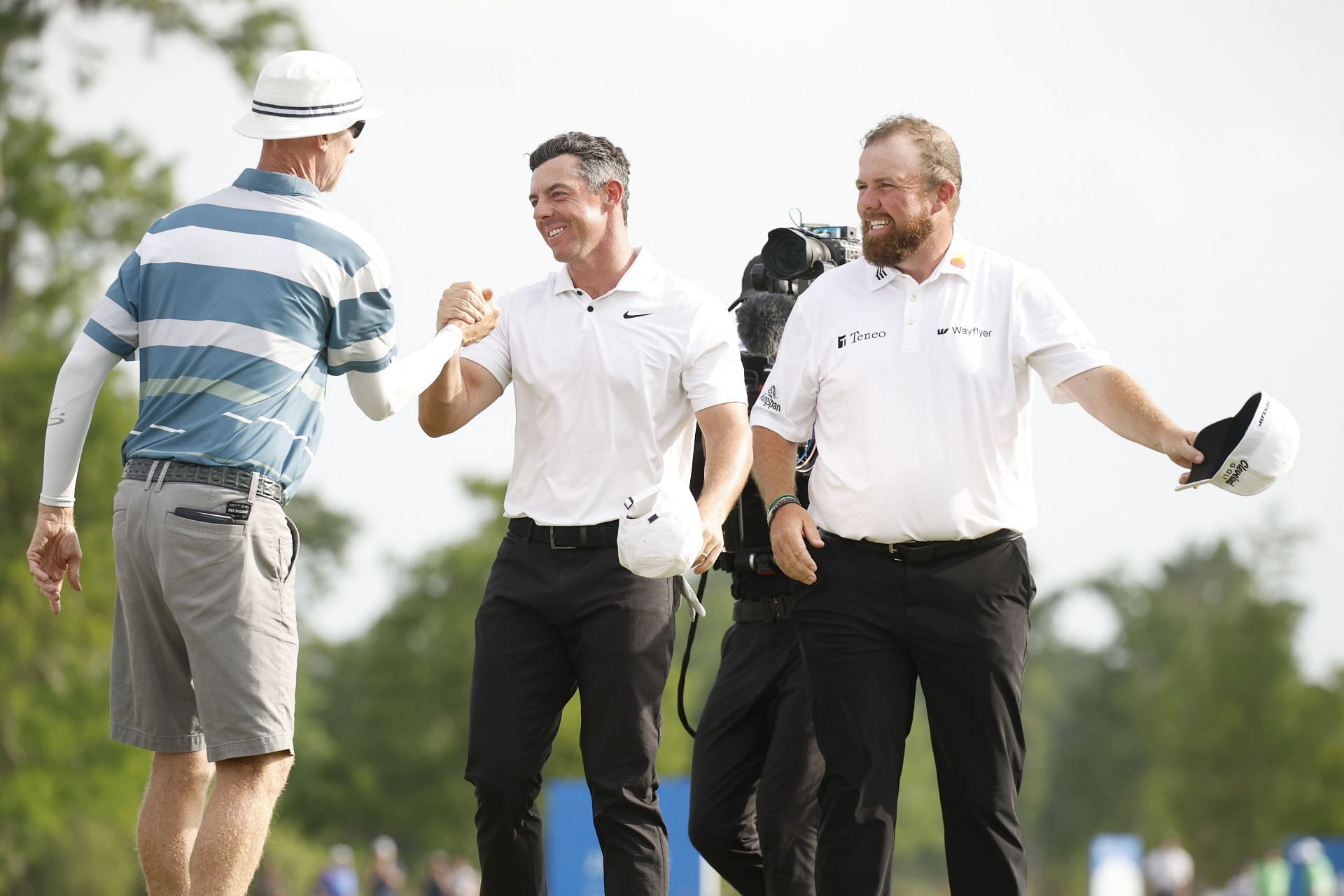 Shane Lowry deflected to Rory McIlroy at the Zurich Classic