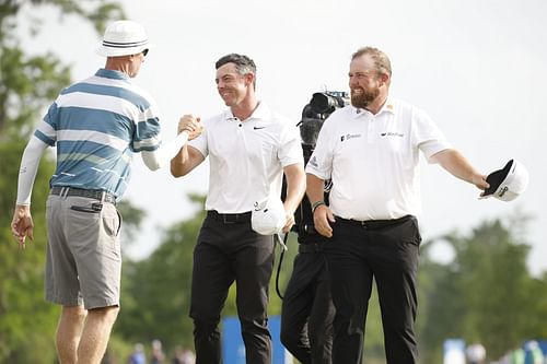 Shane Lowry deflected to Rory McIlroy at the Zurich Classic