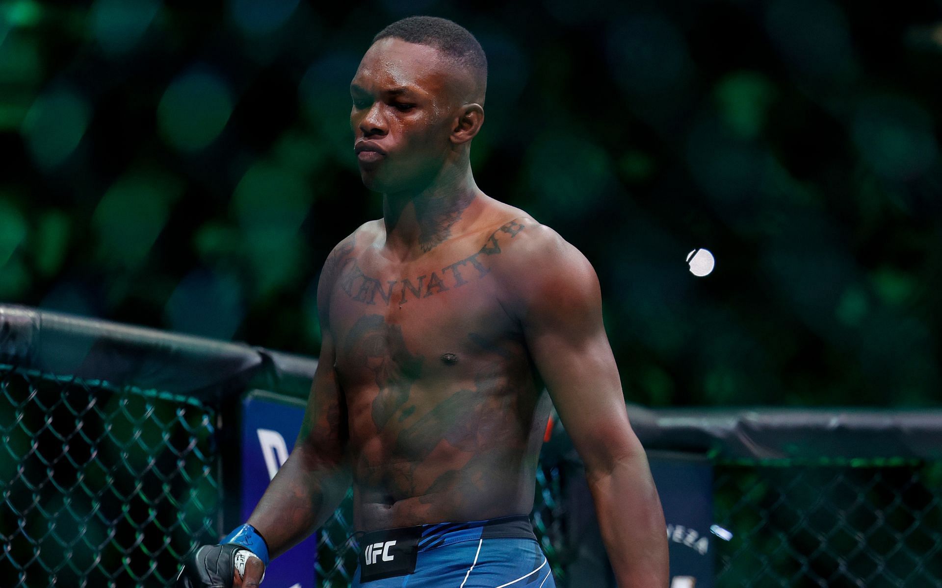 Former UFC middleweight champion Israel Adesanya is beheld as a combat sports megastar [Image courtesy: Getty Images]