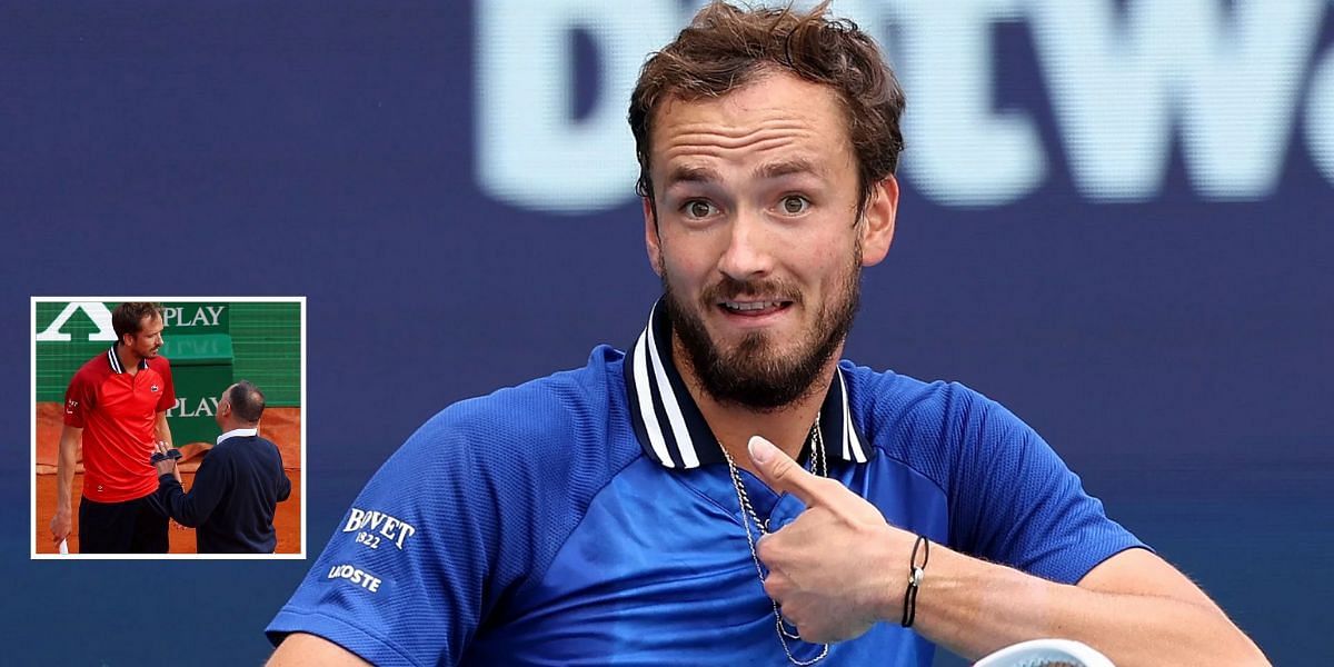 Daniil Medvedev is currently competing at the 2024 Monte-Carlo Masters