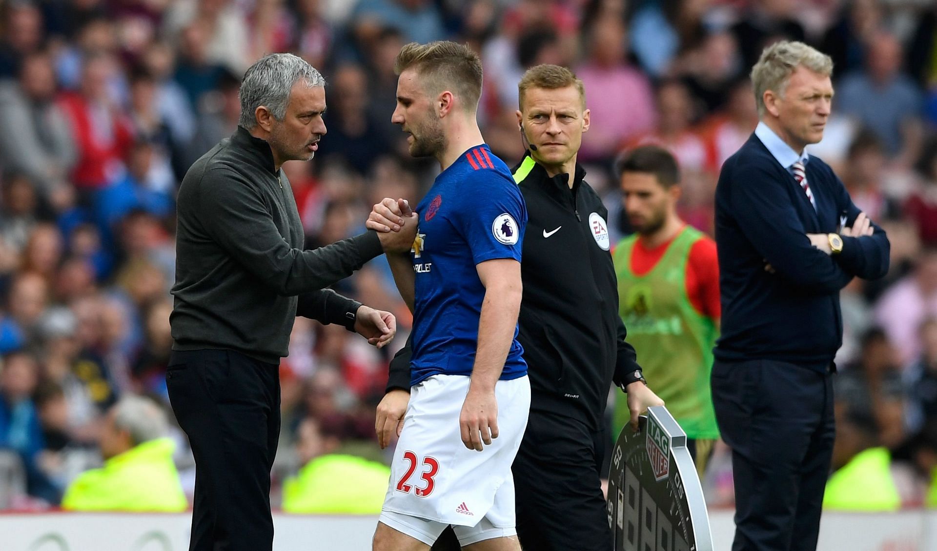 Luke Shaw had a difficult time playing under Jose Mourinho.
