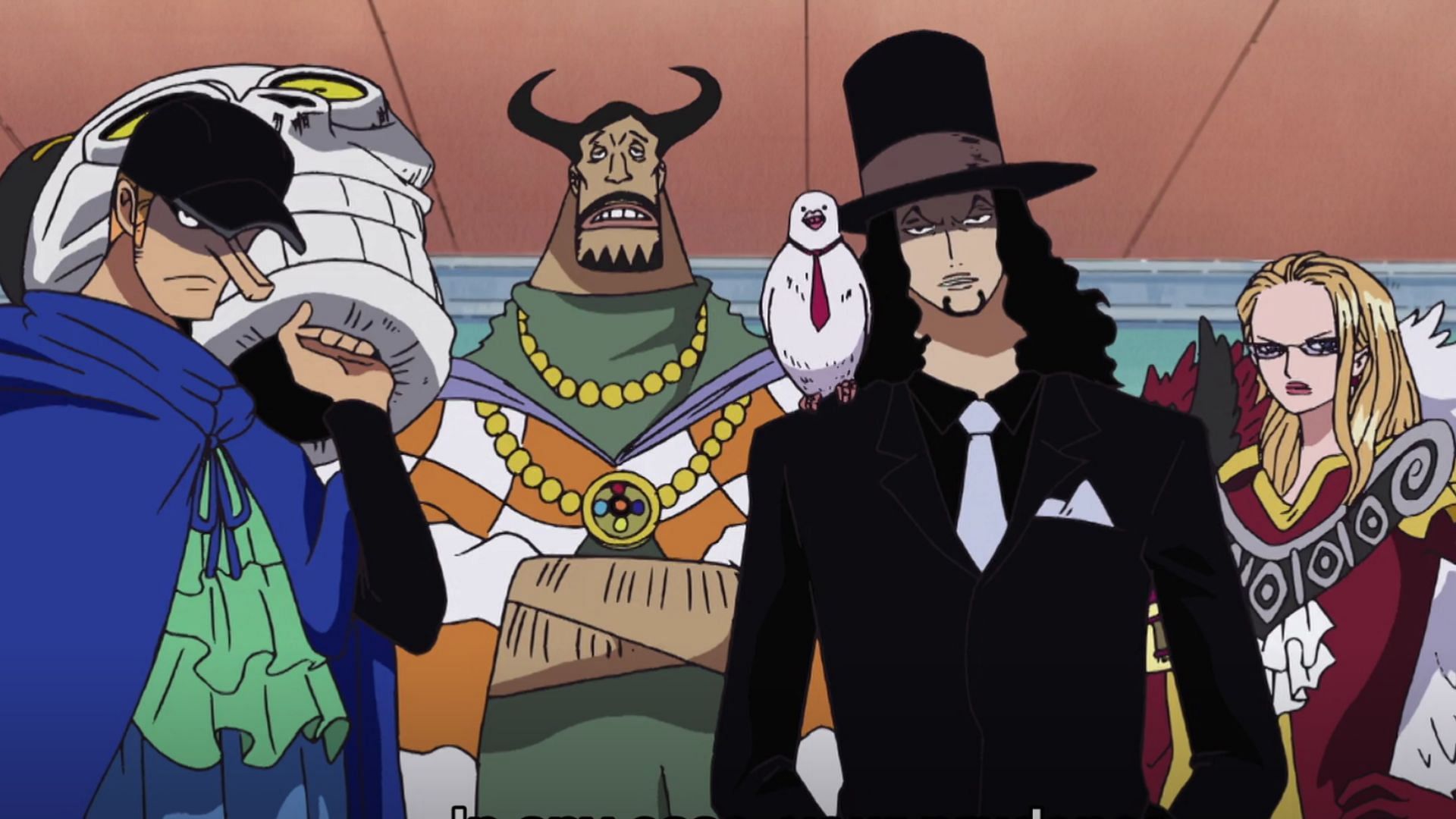 The CP9 as seen in One Piece recap episode 17 (Image via Toei)