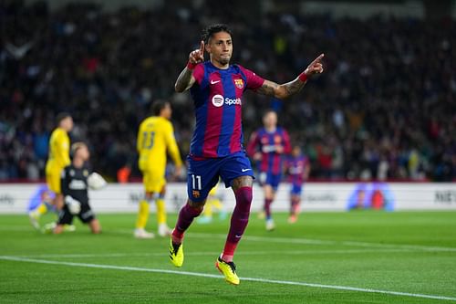 Raphinha's future at the Camp Nou is up in the air.