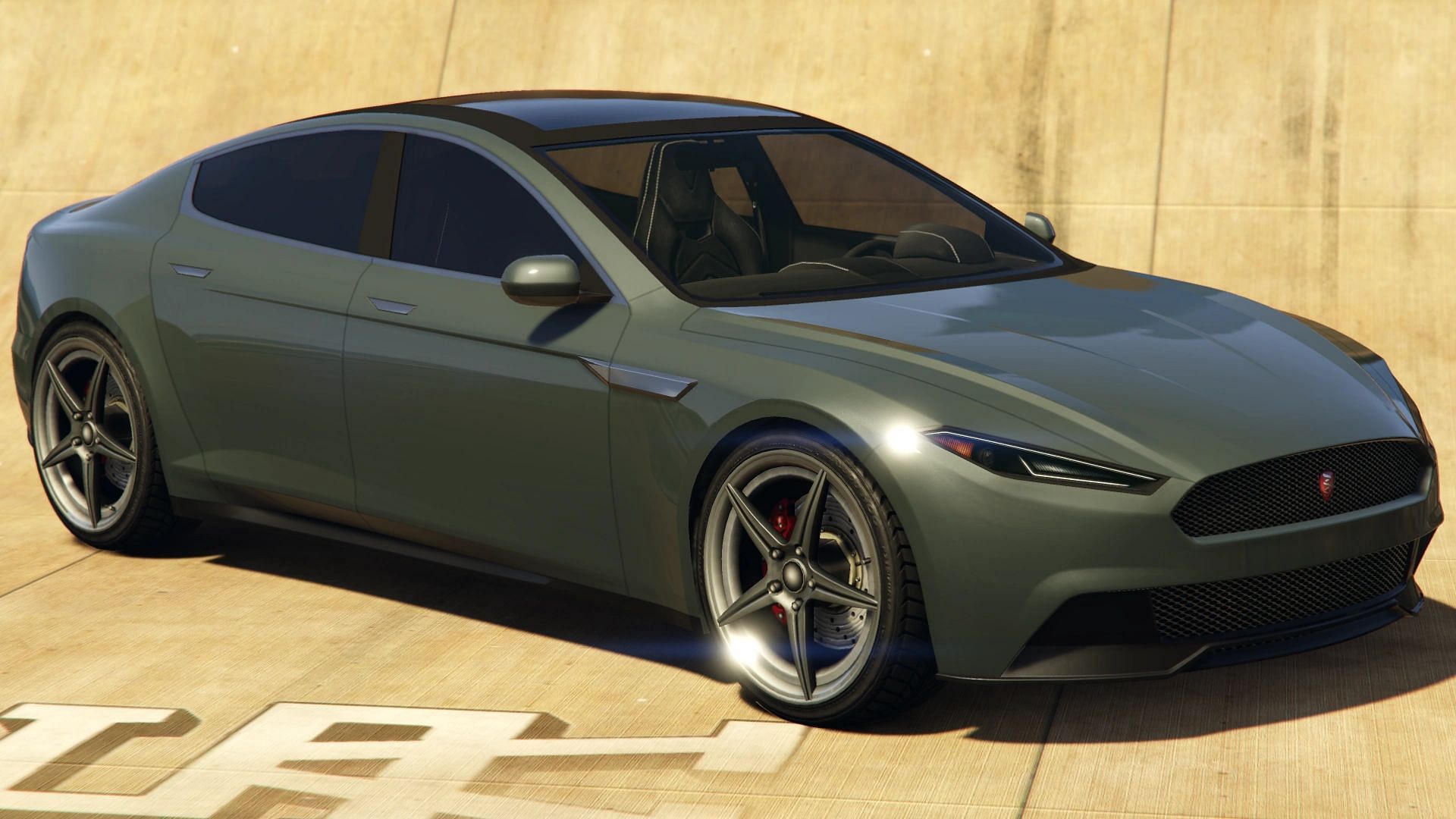 The car is based on a Tesla (Image via Rockstar Games || GTA Wiki/Noirlime4L)