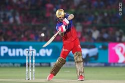 [Watch] Faf du Plessis holes out to long on for 44 runs in RR vs RCB vs RR IPL 2024 clash