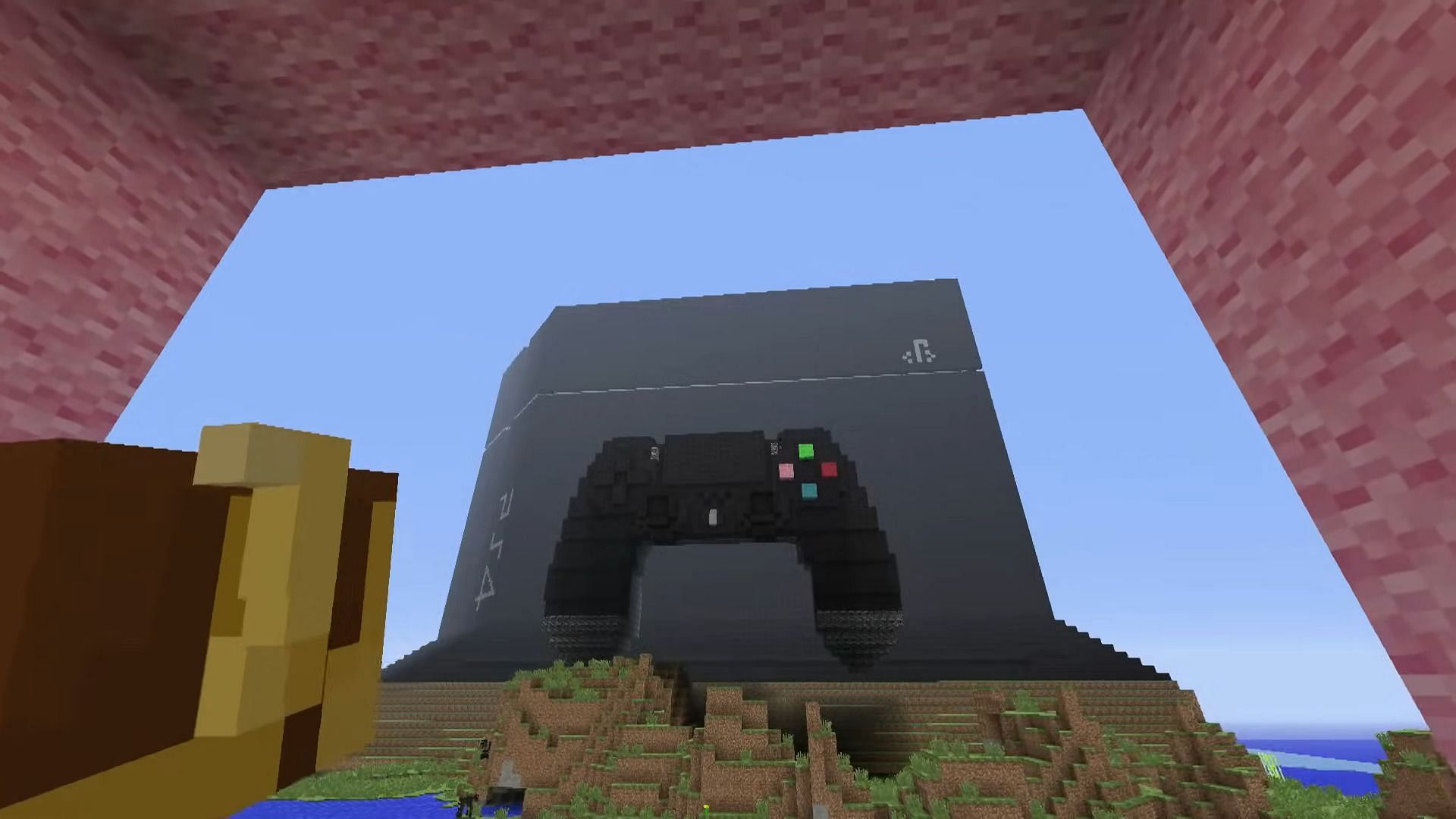 Updating Minecraft on PS4 can amount to roughly two button presses (Image via Mojang/Sony)