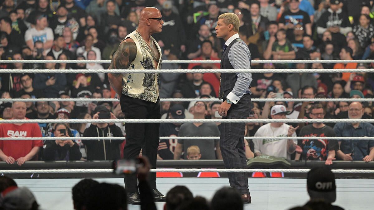 The Rock and Cody Rhodes