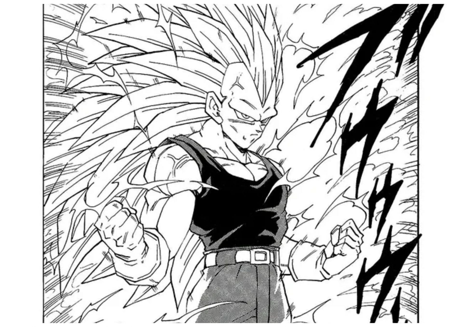 Dragon Ball Z - Vegeta&#039;s extraordinary Super Saiyan form (Image via Akira Tobirama)