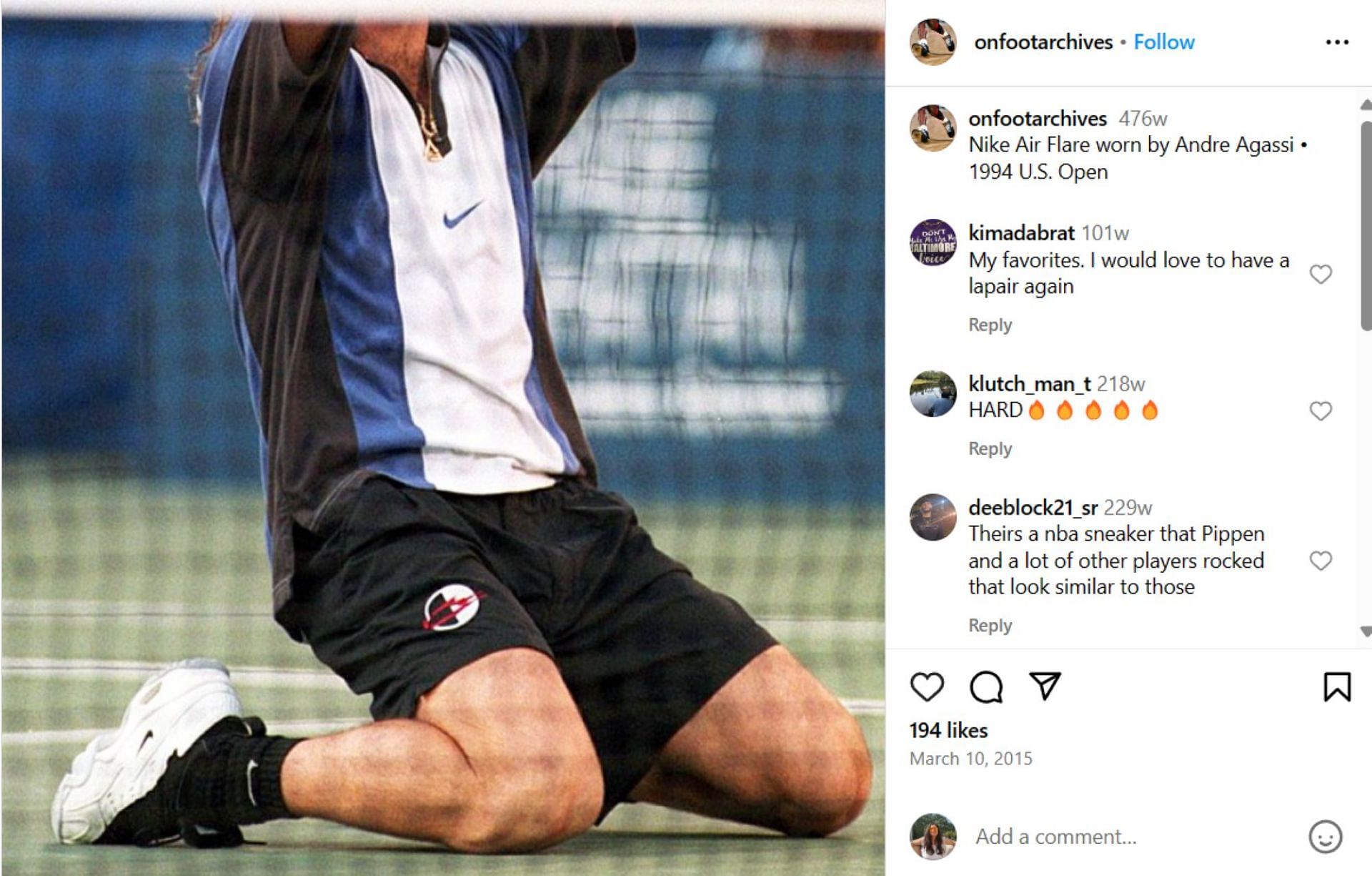 Screengrab from onfootarchive&#039;s Instagram