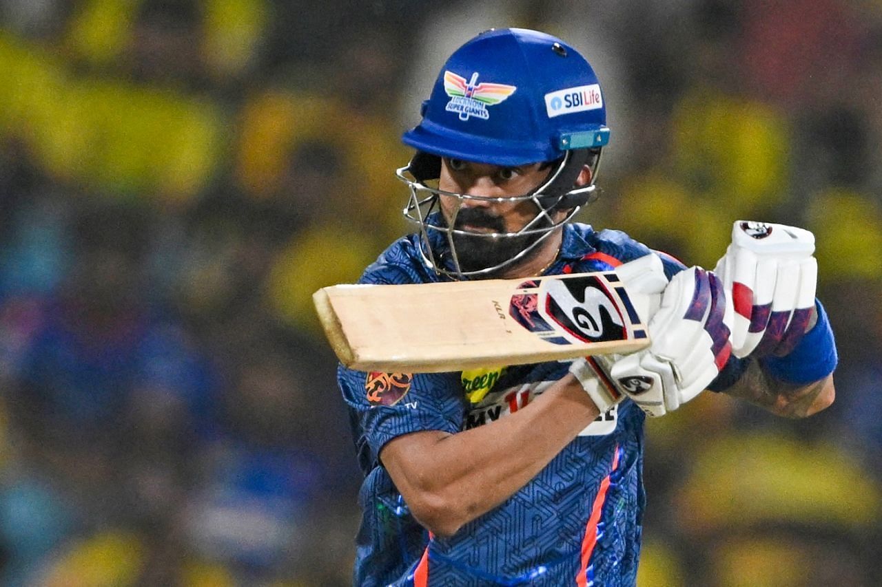 कप्तान राहुल ने 82 रनों की बेहतरीन पारी खेली (Photo Courtesy : AFP/Getty Images)