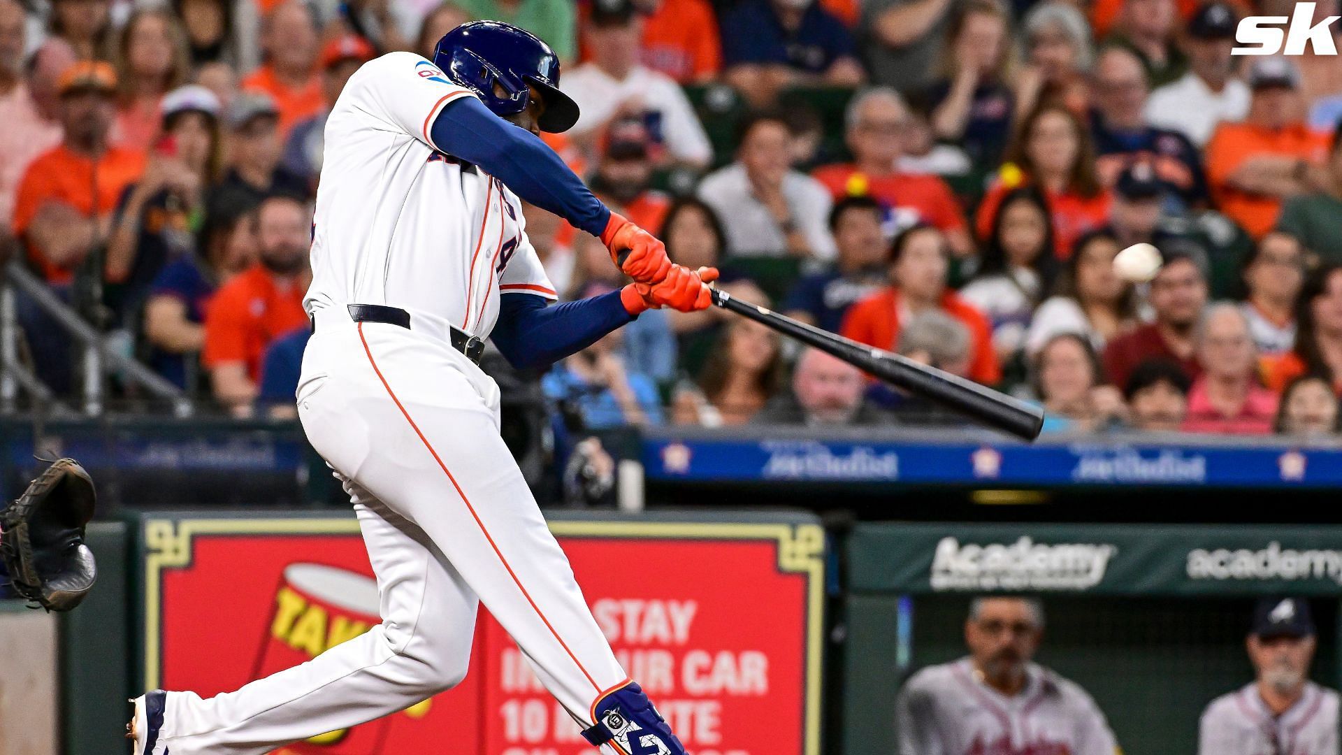 Yordan Alvarez blasts two 461-foot home runs as Astros rout Rockies in Mexico City