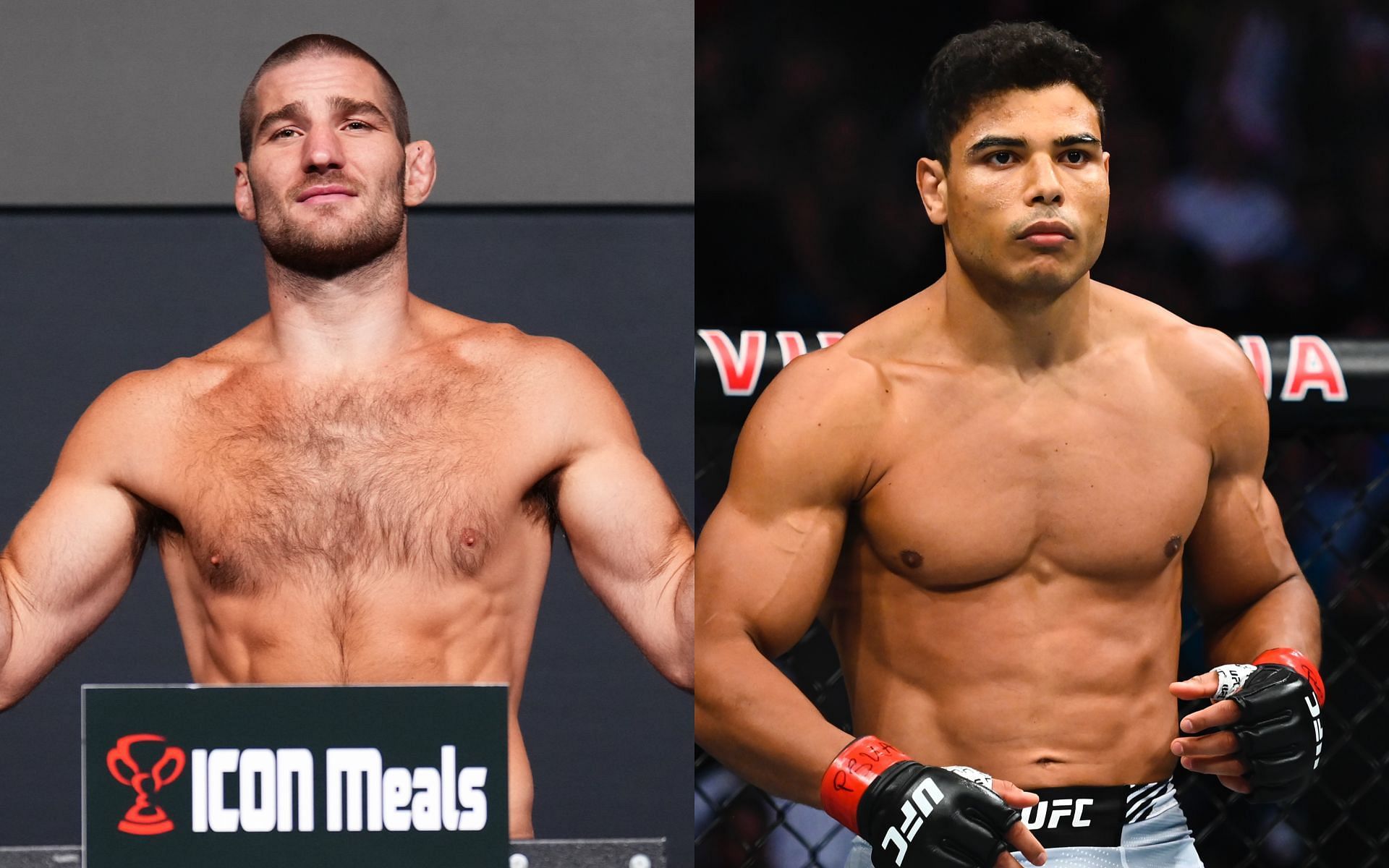Sean Strickland (left) is set to face Paulo Costa (right) at UFC 302 [Image via: Getty Images] 