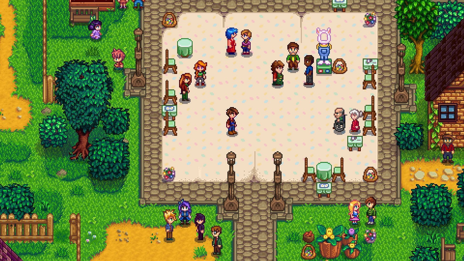 There are several unique festivals you can attend (Image via ConcernedApe)