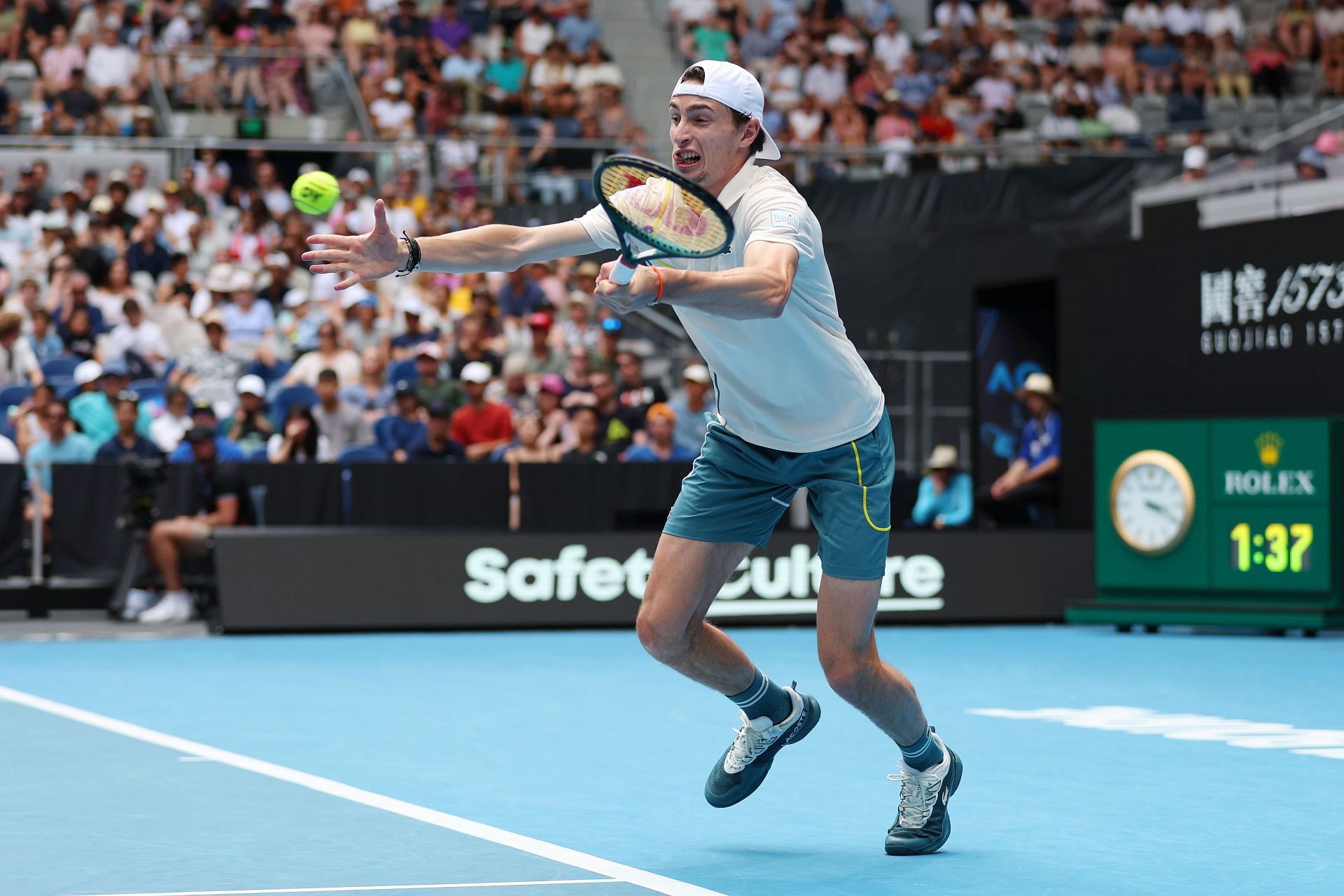 Ugo Humbert at the 2024 Australian Open.