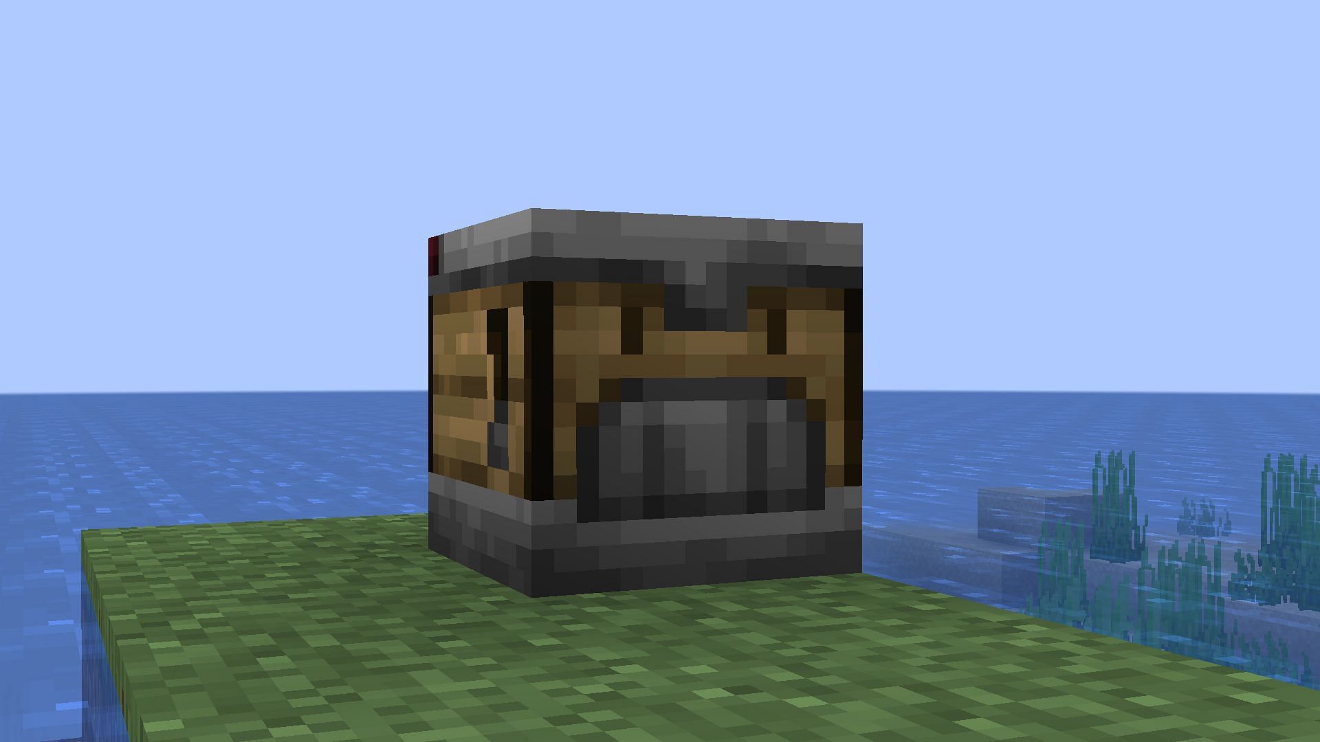 A crafter can automatically craft items with a redstone signal (Image via Mojang Studios)