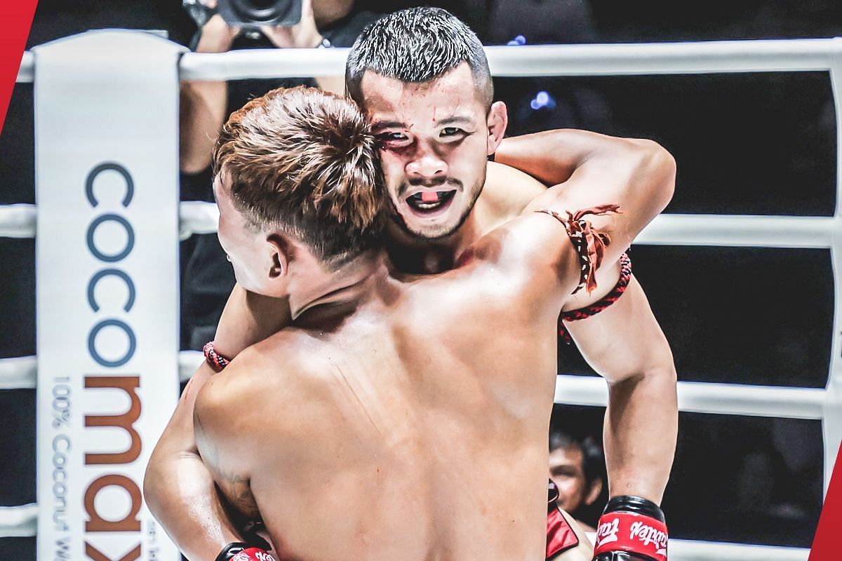 Nong-O pleased to check two-match slide with decisive victory over Kulabdam. -- Photo by ONE Championship