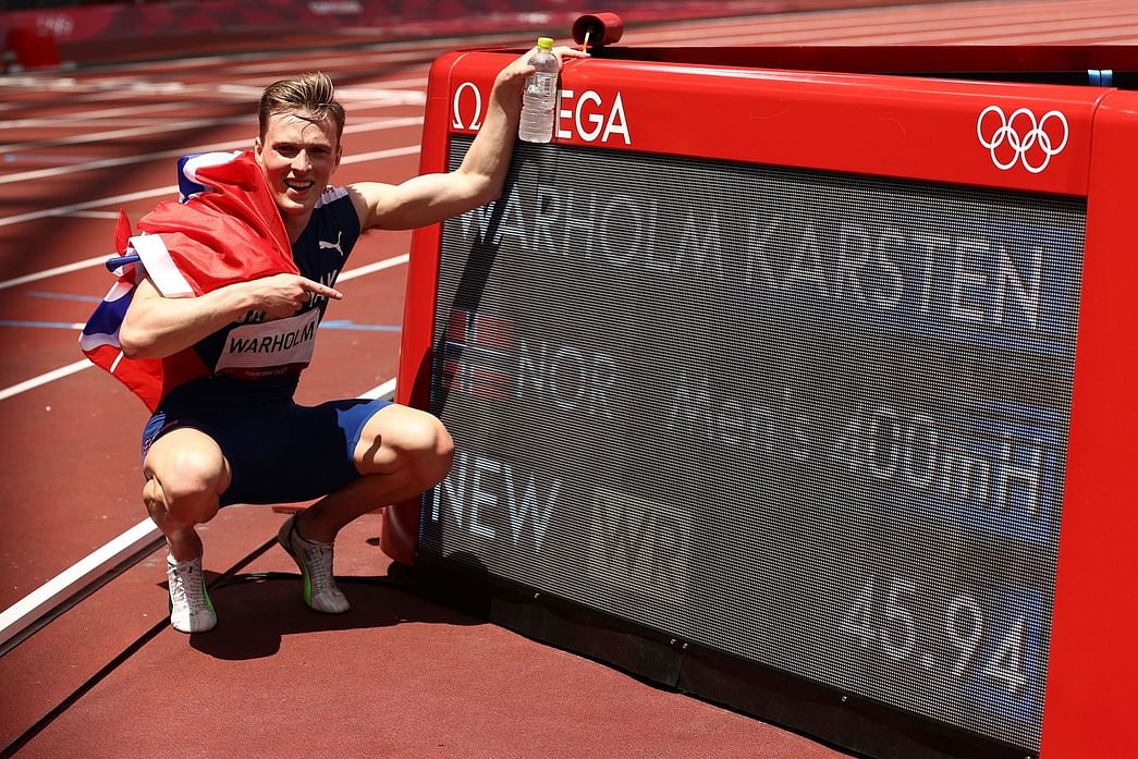 In Pictures: Word Record Holder Karsten Warholm announces new Puma ...