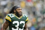Aaron Jones at Tampa Bay Buccaneers vs. Green Bay Packers