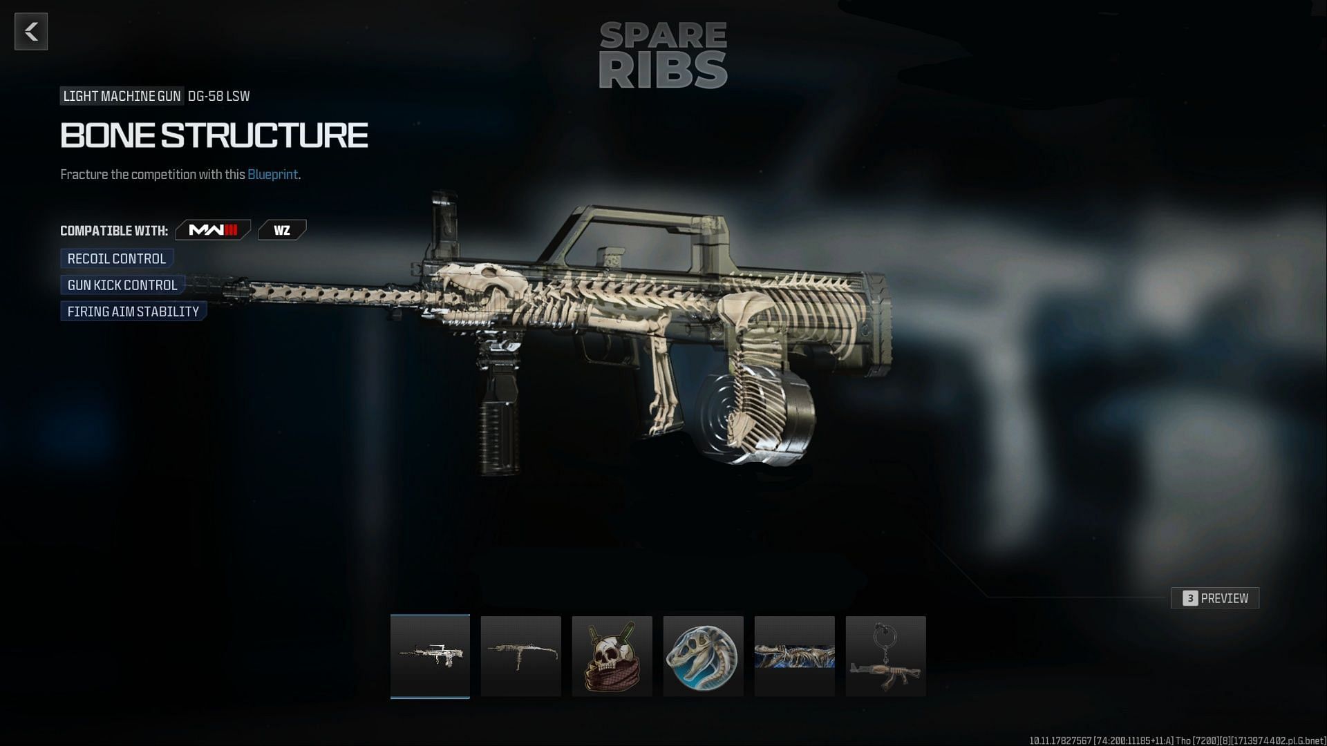 Spare Ribs bundle in MW3 and Warzone (Image via Activision)