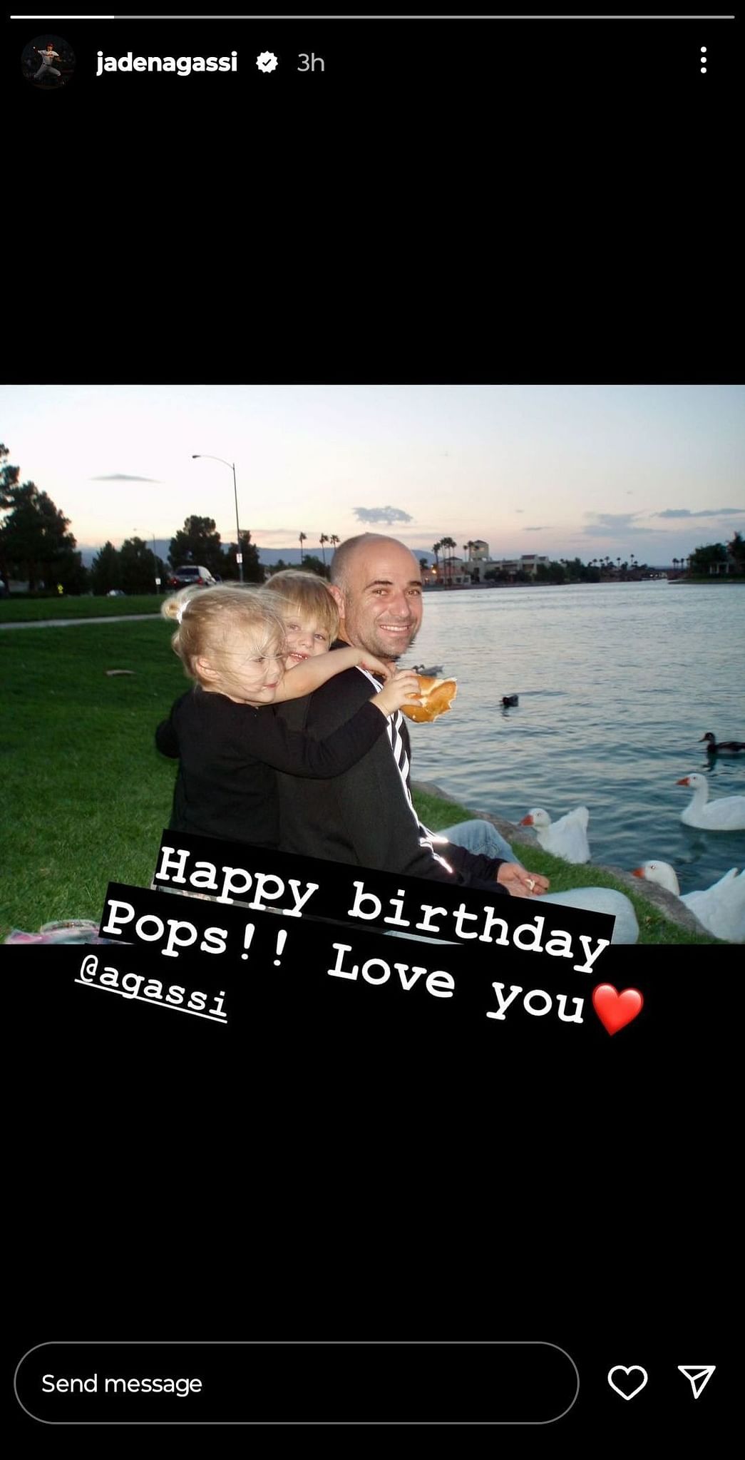 Andre Agassi receives special birthday wish from son Jaden with rare ...