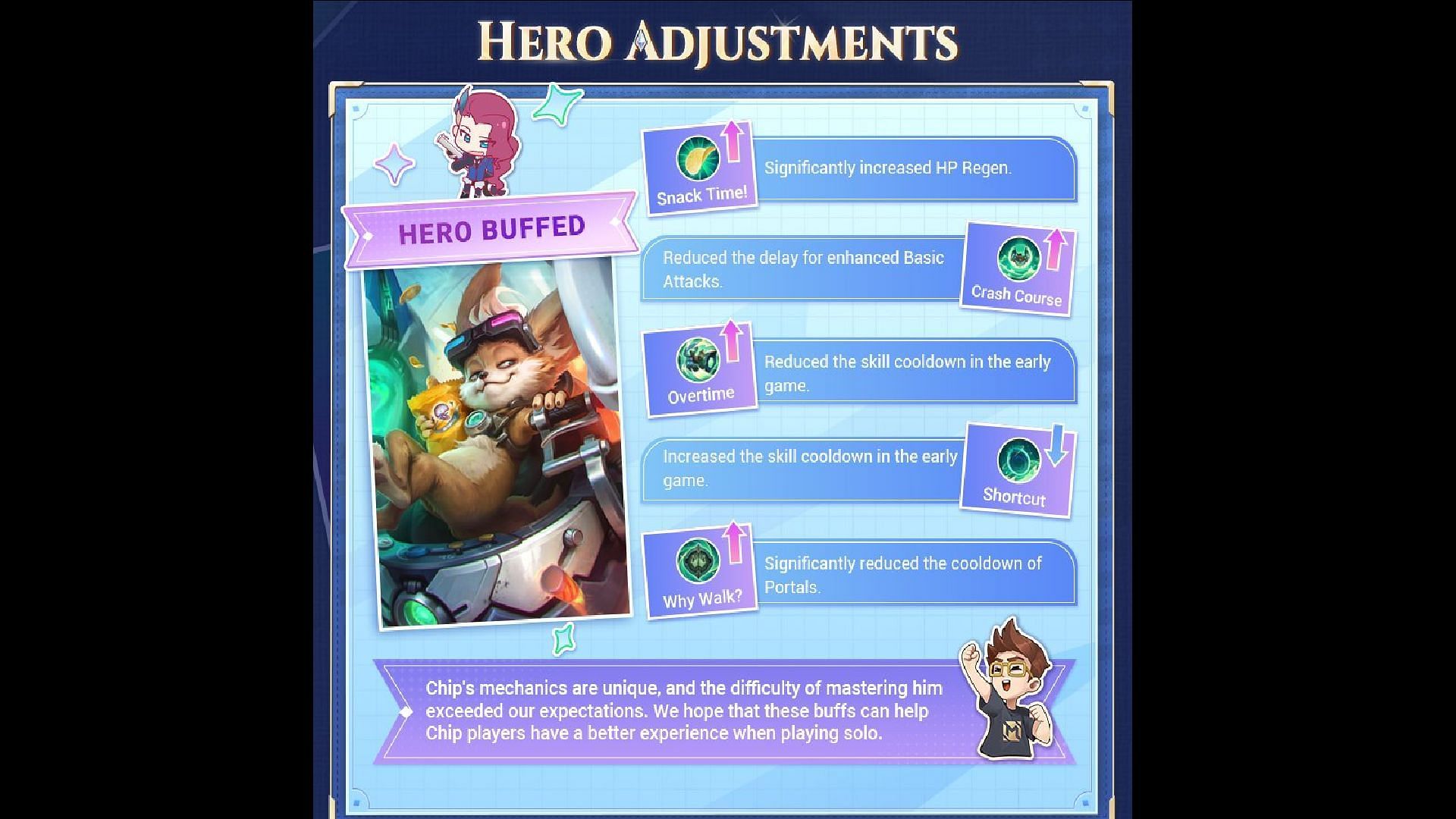 Chip is the latest tank to arrive in the game (Image via Moonton Games)