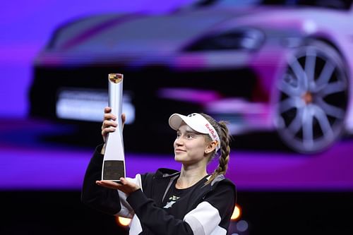 Elena Rybakina at the 2024 Porsche Tennis Grand Prix in Stuttgart