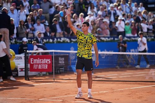 Carlos Alcaraz at the 2023 Barcelona Open Banc Sabadell