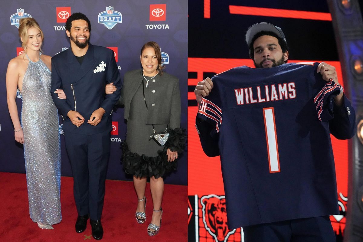 Caleb Williams' Girlfriend Alina Thyregod Reacts To Bears Drafting QB ...