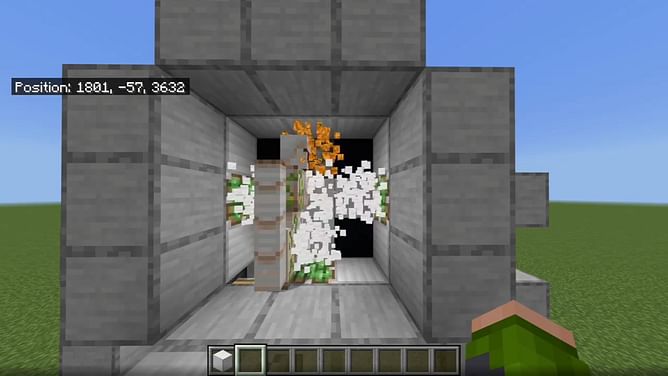 Minecraft player builds satisfying iron golem making machine