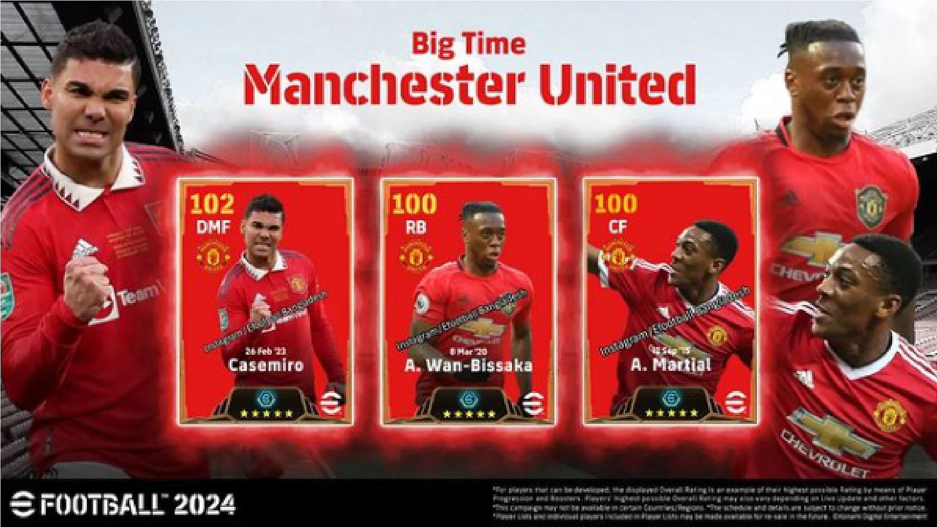 Big Time Manchester United pack in eFootball 2024